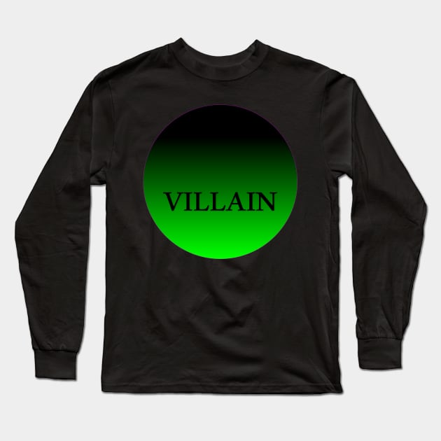 Villain Long Sleeve T-Shirt by yayor